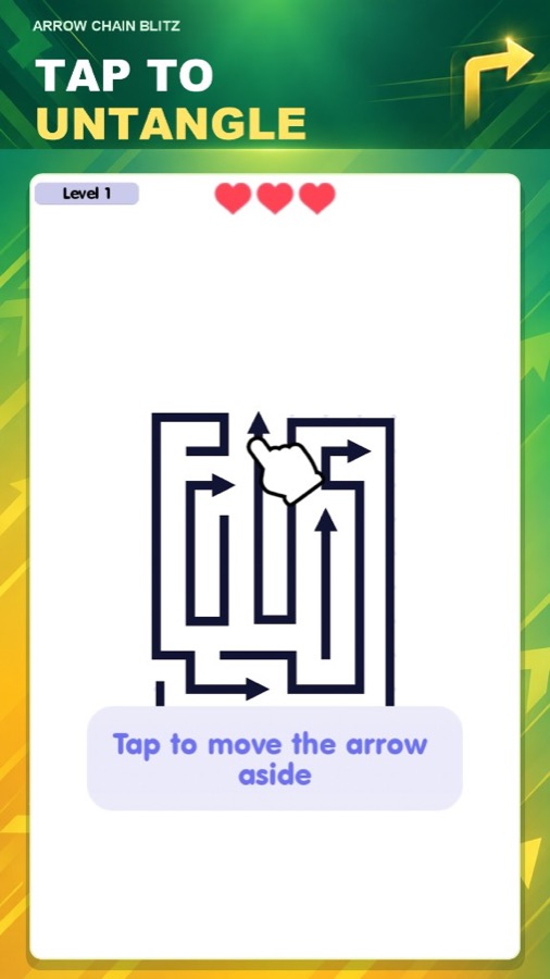 Tap an arrow to send it flying